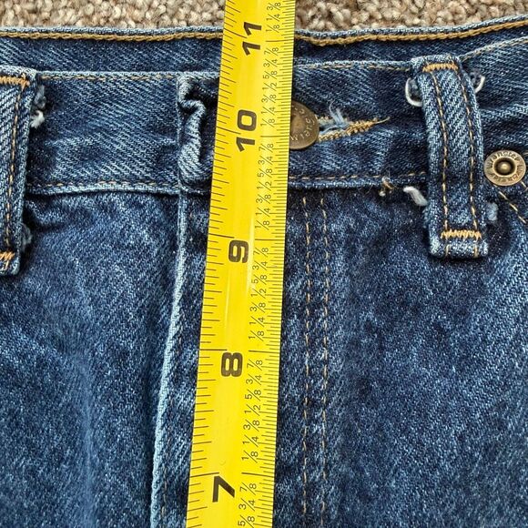 Vintage Wrangler Medium Wash Shorts High Waisted Cutoff 28”-29” - Picture 6 of 7